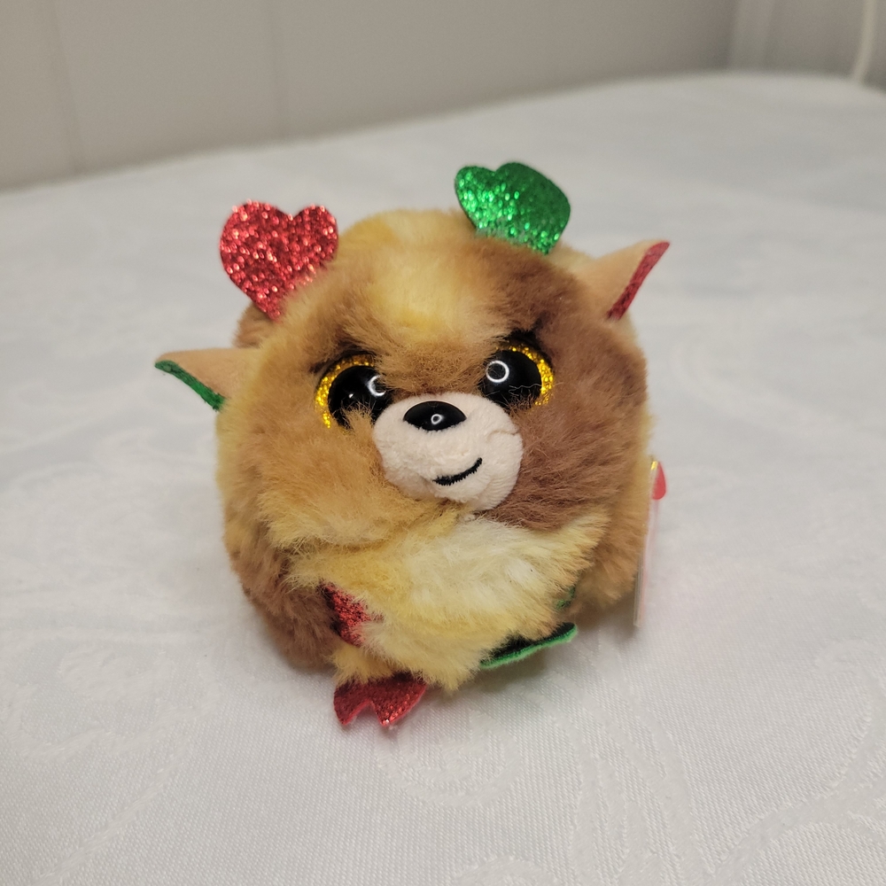 Ty Plush Toy with Brown and Green Accents